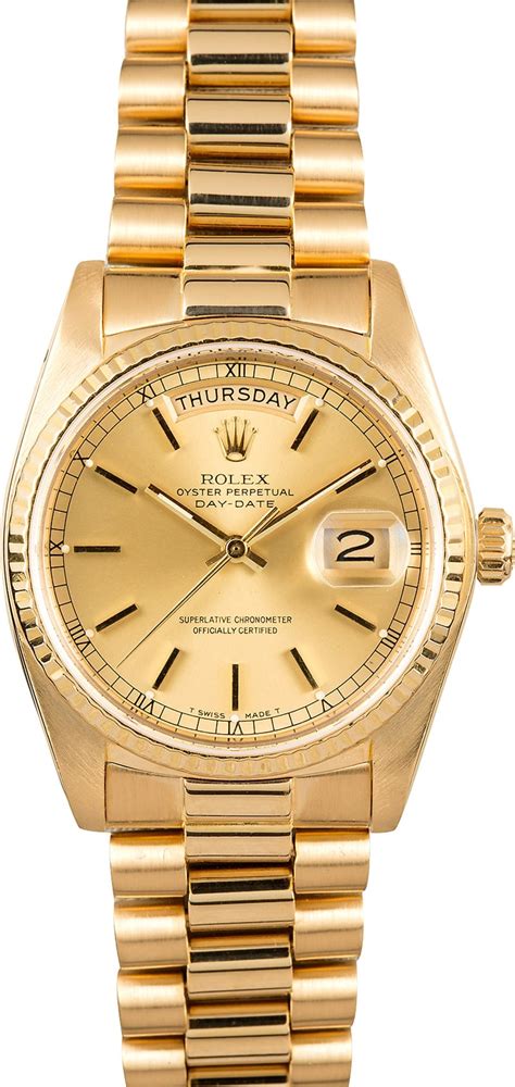 rolex gold presidential real life|18k gold rolex watch prices.